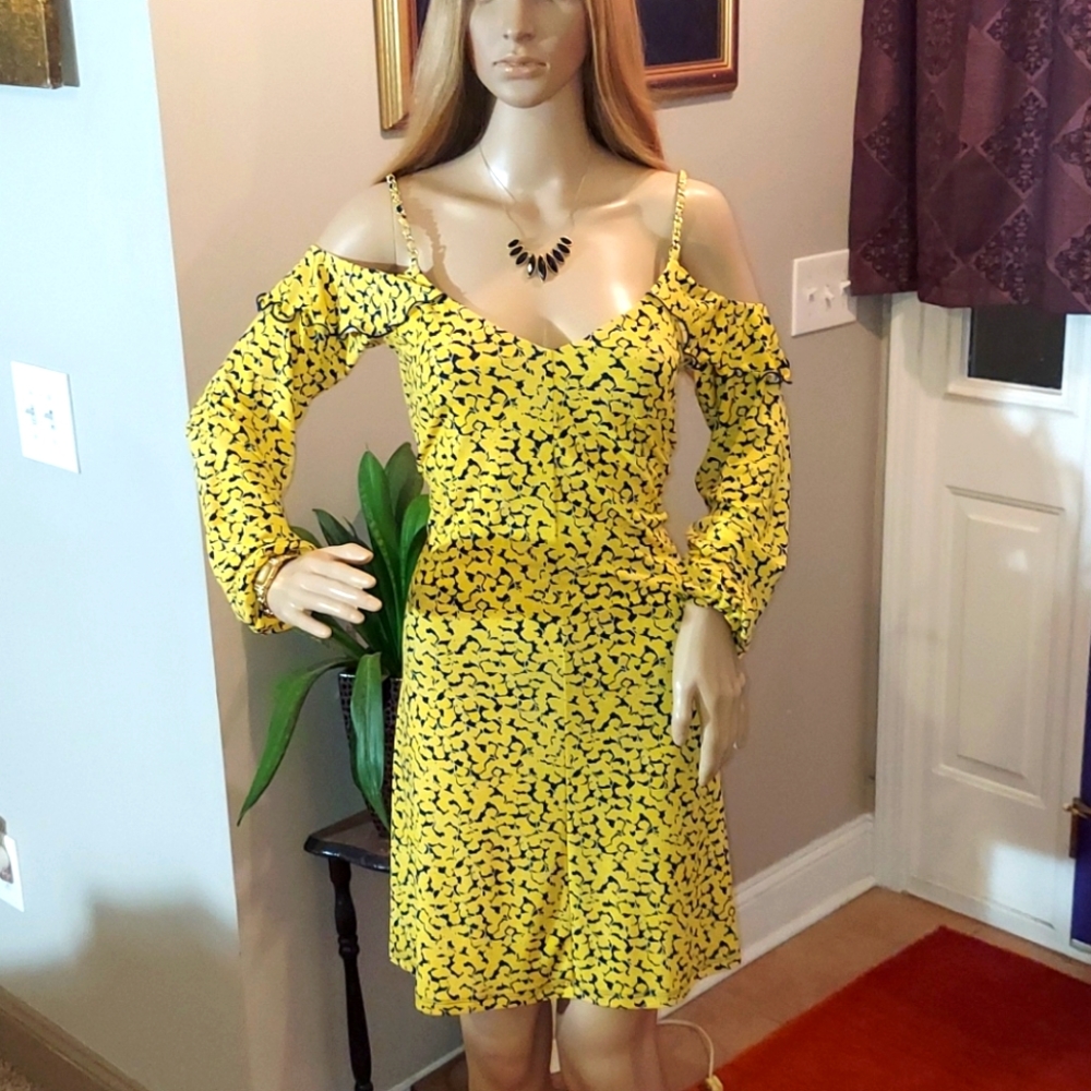Michael Kors super fun cold shoulder dress